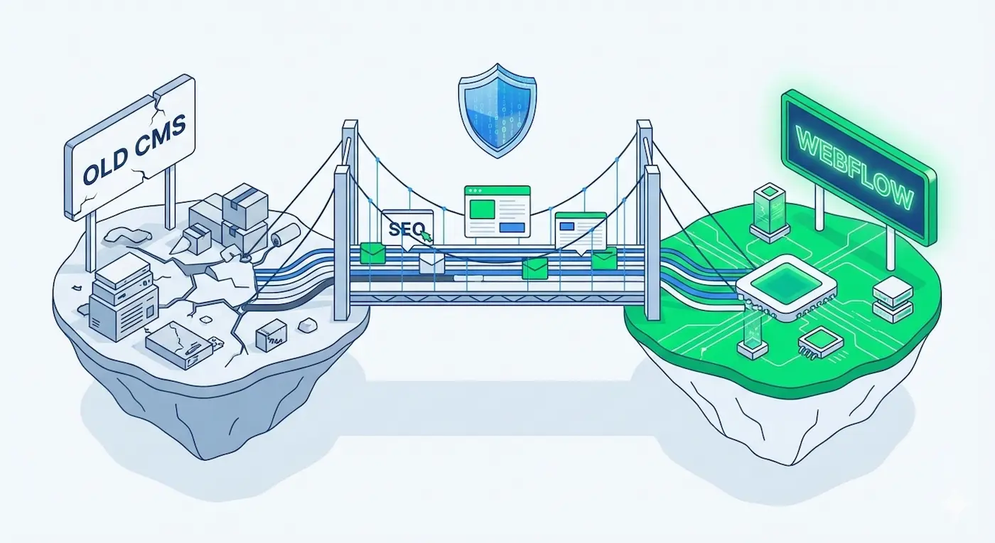 Migrating to Webflow Without Losing SEO Traffic: The Enterprise Playbook