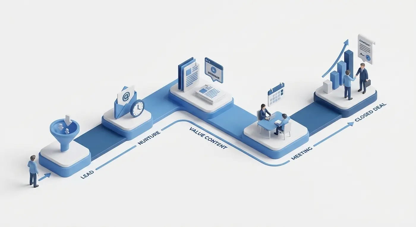 B2B Long Sales Cycles: How to Nurture Leads for 6 Months Without Being Annoying